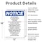 Signmission Do Not Knock No Uninvited Or Unexpected, 12 in W x Rectangle, Plastic OS-2PACK-NS-P-1218-V-11287 - alternate 8